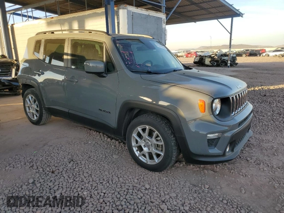 2020 Jeep Renegade Latitude с VIN ZACNJABB6LPM03354, выставлен на аукционе Copart как лот 85270054 с пробегом Не указан миль и Списание • Salvage title. История ставок и продаж доступна на DreamBid. Изображение 4.