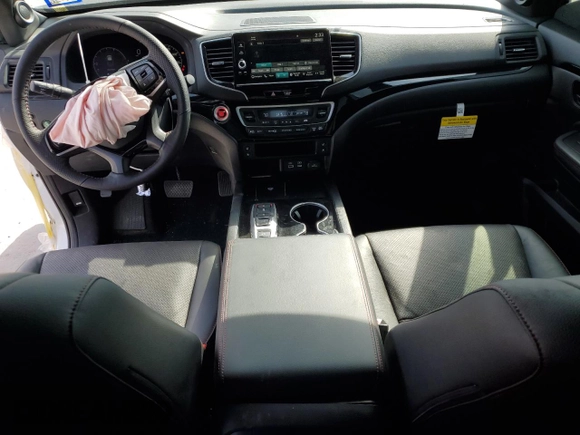 2024 Honda Ridgeline Black Edition with VIN 5FPYK3F80RB002574, listed as a Copart auction lot 45988975 with 3,682 mi miles and Salvage title. Bid and sale history available at DreamBid. Image 8.