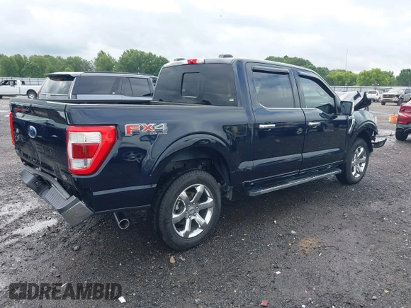 2021 Ford F-150 XL with VIN 1FTFW1E52MKD53675, listed as a IAAI auction lot 42492422 with 72,900 mi miles and . Bid and sale history available at DreamBid. Image 4.
