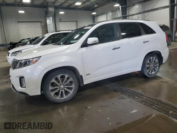 2014 Kia Sorento SX with VIN 5XYKWDA74EG543394, listed as a Copart auction lot 52903585 with 136,977 mi miles and Salvage Title. Bid and sale history available at DreamBid. Image 1.