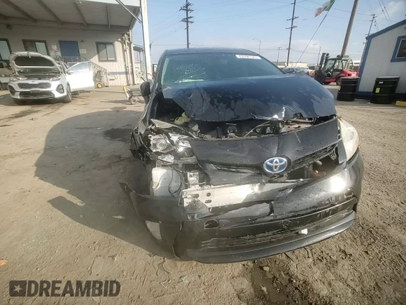 2012 Toyota Prius One with VIN JTDKN3DU4C5449018, listed as a Copart auction lot 43396125 with 193,248 mi miles and Salvage title. Bid and sale history available at DreamBid. Image 11.