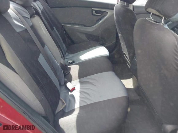 2015 Hyundai Elantra SE with VIN 5NPDH4AEXFH618708, listed as a IAAI auction lot 41932172 with 260,919 mi miles. Bid and sale history available at carsss.com. Image 8.