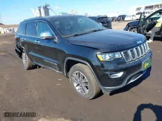 2021 Jeep Grand Cherokee Limited with VIN 1C4RJFBG4MC504136, listed as a IAAI auction lot 41635725 with 50,734 mi miles. Bid and sale history available at carsss.com. Image 1.