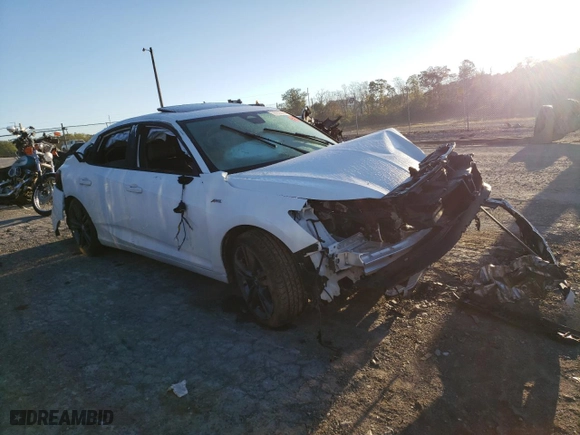 2024 Acura Integra w/A-Spec Technology Package with VIN 19UDE4G79RA028854, listed as a Copart auction lot 74223924 with 0 miles and Salvage Title. Bid and sale history available at carsss.com. Image 4.