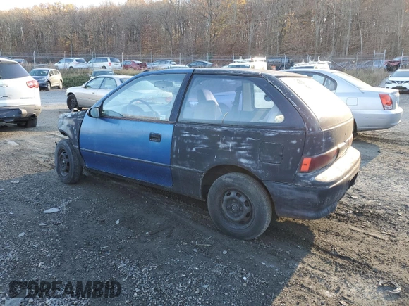 1993 Geo Metro z VIN 2C1MR2465P6722399, wystawiony jako Copart lot #78855304 z przebiegiem 224 126 mil mil oraz Szkoda całkowita • Salvage title. Historia ofert i sprzedaży dostępna na DreamBid. Obrazek 2.