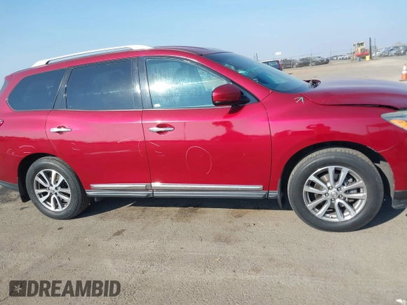 2016 Nissan Pathfinder Platinum with VIN 5N1AR2MM0GC659560, listed as a IAAI auction lot 41467463 with 119,660 mi miles and . Bid and sale history available at DreamBid. Image 14.