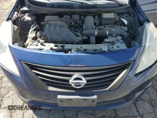 2014 Nissan Versa SV with VIN 3N1CN7AP8EL825218, listed as a Copart auction lot 49835355 with 156,744 mi miles and Salvage Title. Bid and sale history available at carsss.com. Image 11.
