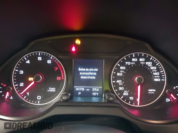2015 Audi Q5 Premium Plus with VIN WA1LFAFP6FA114345, listed as a IAAI auction lot 41754412 with 141,778 mi miles and . Bid and sale history available at DreamBid. Image 7.