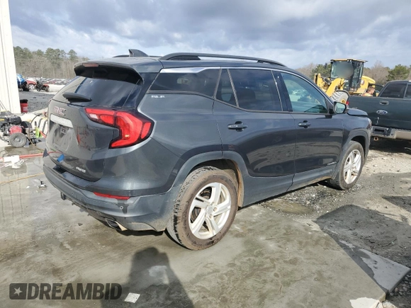 2019 GMC Terrain SLE with VIN 3GKALTEX5KL293827, listed as a Copart auction lot 47349295 with 105,528 mi miles and Salvage Title. Bid and sale history available at carsss.com. Image 3.