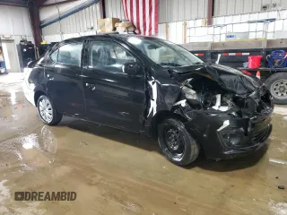 2017 Mitsubishi Mirage ES z VIN ML32F3FJ5HHF11957, wystawiony jako Copart lot #46684135 z przebiegiem 46 936 mil mil oraz Szkody całkowita. Historia ofert i sprzedaży dostępna na DreamBid. Obrazek 4.