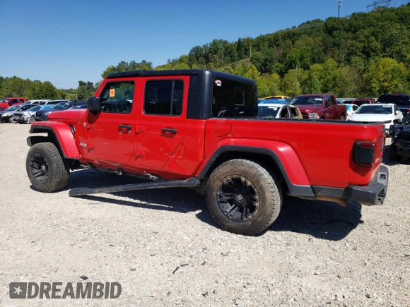 2022 Jeep Gladiator Overland with VIN 1C6HJTFG6NL103412, listed as a Copart auction lot 70449954 with Not provided miles and Salvage title. Bid and sale history available at DreamBid. Image 2.