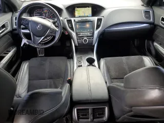 2018 Acura TLX w/A-SPEC Pkg with VIN 19UUB2F68JA007780, listed as a Copart auction lot 55611915 with 47,840 mi miles and Salvage title. Bid and sale history available at DreamBid. Image 8.