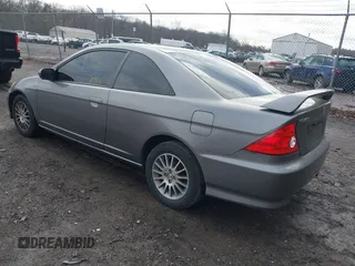 2005 Honda Civic EX with VIN 1HGEM21905L023773, listed as a IAAI auction lot 41662161 with 167,129 mi miles. Bid and sale history available at carsss.com. Image 3.