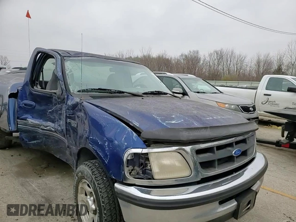 1997 Ford F-150 with VIN 1FTDF1724VKC02428, listed as a Copart auction lot 82011644 with 111,520 mi miles and Salvage title. Bid and sale history available at DreamBid. Image 11.