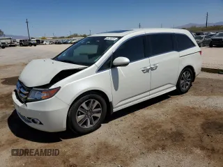 2015 Honda Odyssey Touring Elite с VIN 5FNRL5H91FB053430, выставлен на аукционе Copart как лот 55276315 с пробегом 96 667 миль миль и Списание • Salvage title. История ставок и продаж доступна на DreamBid. Изображение 1.