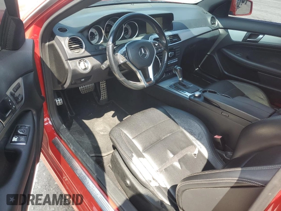 2012 Mercedes-Benz C 250 with VIN WDDGJ4HB4CF780942, listed as a Copart auction lot 59398325 with 155,955 mi miles and Salvage title. Bid and sale history available at DreamBid. Image 8.