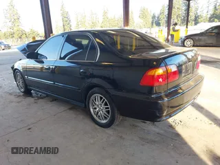 2000 Honda Civic EX with VIN JHMEJ8642YS002813, listed as a IAAI auction lot 41393115 with 168,674 mi miles. Bid and sale history available at carsss.com. Image 3.