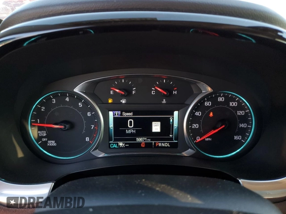 2019 Chevrolet Traverse RS with VIN 1GNEVJKW0KJ236604, listed as a Copart auction lot 85910044 with 59,671 mi miles and Salvage Title. Bid and sale history available at carsss.com. Image 9.