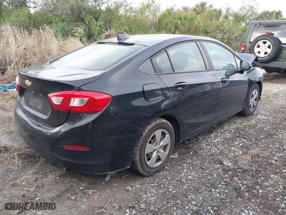 2017 Chevrolet Cruze LS with VIN 1G1BC5SM1H7113495, listed as a IAAI auction lot 41637635 with NaN miles. Bid and sale history available at carsss.com. Image 4.