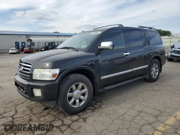 2007 Infiniti QX56 with VIN 5N3AA08C57N803676, listed as a Copart auction lot 60159054 with 216,320 mi miles and Salvage Title. Bid and sale history available at carsss.com. Image 1.
