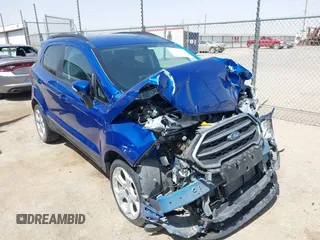 2021 Ford EcoSport SE with VIN MAJ3S2GE9MC445187, listed as a IAAI auction lot 42552377 with 28,948 mi miles and . Bid and sale history available at DreamBid. Image 1.