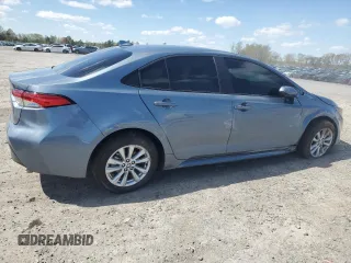 2024 Toyota Corolla LE with VIN 5YFB4MDE1RP183731, listed as a Copart auction lot 52217665 with 9,402 mi miles and Salvage Title. Bid and sale history available at carsss.com. Image 3.