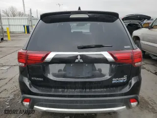 2018 Mitsubishi Outlander PHEV SEL with VIN JA4J24A57JZ070795, listed as a Copart auction lot 45137455 with 146622 miles and Salvage Title. Bid and sale history available at carsss.com. Image 6.