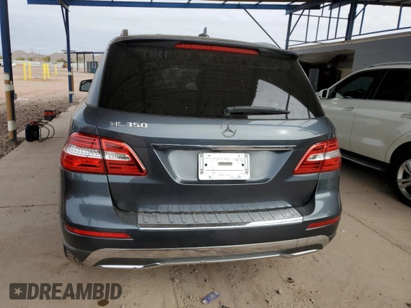 2013 Mercedes-Benz M 350 with VIN 4JGDA5JB8DA103562, listed as a Copart auction lot 45216375 with 157,395 mi miles and Salvage Title. Bid and sale history available at DreamBid. Image 6.