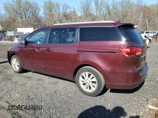 2016 Kia Sedona LX with VIN KNDMB5C14G6092198, listed as a Copart auction lot 51448375 with 123,886 mi miles and Clean Title. Bid and sale history available at carsss.com. Image 2.