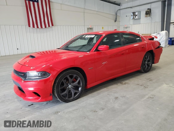 2019 Dodge Charger R/T with VIN 2C3CDXCT5KH575424, listed as a Copart auction lot 51087235 with 53,839 mi miles and Clean Title. Bid and sale history available at DreamBid. Image 1.