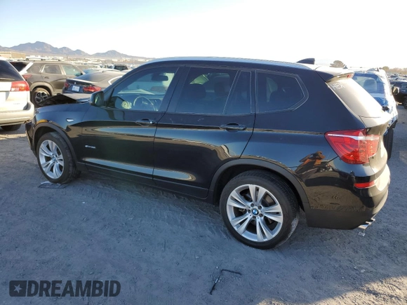 2016 BMW X3 sDrive28i with VIN 5UXWZ7C5XG0R32179, listed as a Copart auction lot 44651575 with 106,154 mi miles and Salvage Title. Bid and sale history available at DreamBid. Image 2.