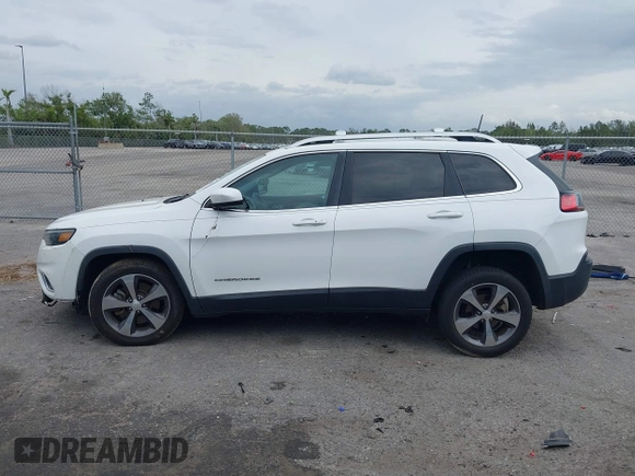 2019 Jeep Cherokee Limited with VIN 1C4PJLDB3KD346287, listed as a IAAI auction lot 41770053 with 75,172 mi miles and . Bid and sale history available at DreamBid. Image 14.