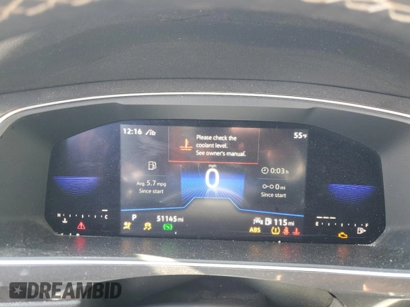 2022 Volkswagen Tiguan S with VIN 3VV0B7AX6NM012996, listed as a Copart auction lot 48485275 with 51,145 mi miles and Clean title. Bid and sale history available at DreamBid. Image 9.