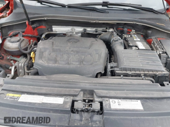 2018 Volkswagen Tiguan S with VIN 3VV0B7AX4JM124500, listed as a IAAI auction lot 41974671 with 76,970 mi miles and . Bid and sale history available at DreamBid. Image 10.