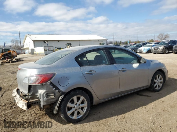 2011 Mazda 3 i Touring with VIN JM1BL1VF3B1452606, listed as a Copart auction lot 46803575 with 159,206 mi miles and Salvage Title. Bid and sale history available at carsss.com. Image 3.