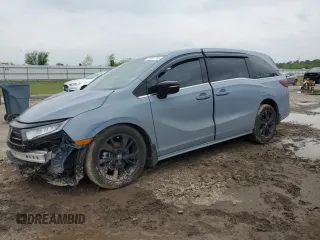 2024 Honda Odyssey Sport z VIN 5FNRL6H75RB065699, wystawiony jako Copart lot #50997765 z przebiegiem Nie podano mil oraz Szkoda całkowita • Salvage title. Historia ofert i sprzedaży dostępna na DreamBid. Obrazek 1.