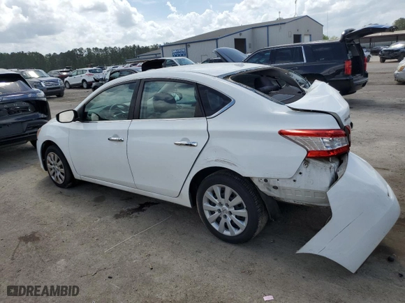 2015 Nissan Sentra S with VIN 3N1AB7AP1FY271251, listed as a Copart auction lot 50262025 with 104,987 mi miles and Clean Title. Bid and sale history available at carsss.com. Image 2.