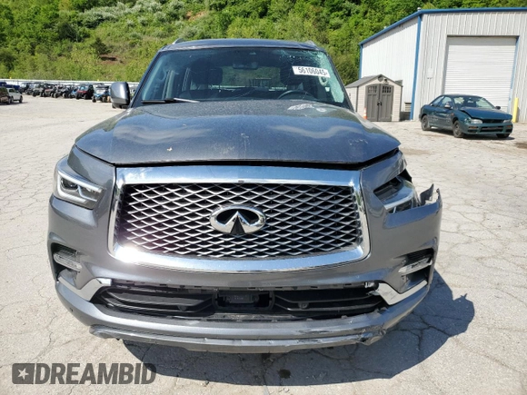 2020 Infiniti QX80 Luxe z VIN JN8AZ2NFXL9703516, wystawiony jako Copart lot #56106045 z przebiegiem 105 257 mil mil oraz Szkoda całkowita • Salvage title. Historia ofert i sprzedaży dostępna na DreamBid. Obrazek 5.