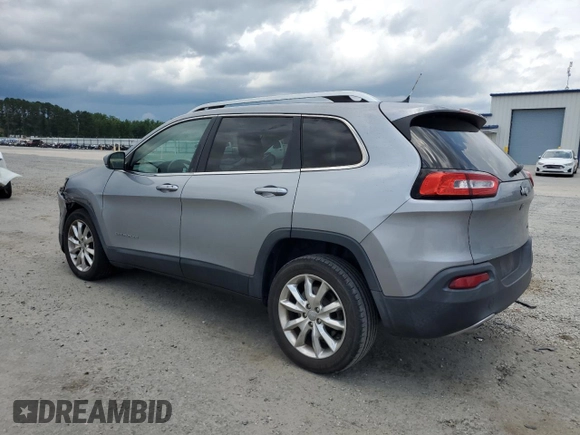 2014 Jeep Cherokee Limited with VIN 1C4PJLDS5EW204516, listed as a Copart auction lot 62329445 with 127,042 mi miles and Salvage title. Bid and sale history available at DreamBid. Image 2.