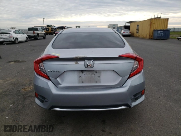 2019 Honda Civic Sedan LX with VIN 19XFC2F61KE200100, listed as a Copart auction lot 37959484 with 131,847 mi miles and Salvage Title. Bid and sale history available at carsss.com. Image 6.
