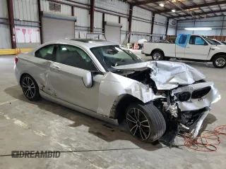 2020 BMW 2 Series 230i with VIN WBA2J1C04L7E46655, listed as a Copart auction lot 69930664 with 27,655 mi miles and Non Repairable. Bid and sale history available at carsss.com. Image 4.