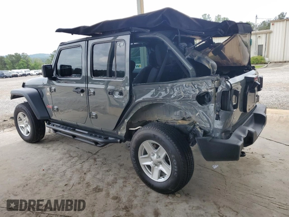 2019 Jeep Wrangler Unlimited Sport Altitude with VIN 1C4HJXDG6KW585358, listed as a Copart auction lot 54000665 with Not provided miles and Salvage title. Bid and sale history available at DreamBid. Image 2.
