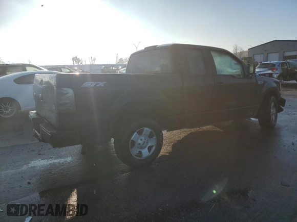 2006 Ford F-150 STX with VIN 1FTRX12W26FA78974, listed as a Copart auction lot 42777585 with 215,430 mi miles and Salvage Title. Bid and sale history available at carsss.com. Image 3.