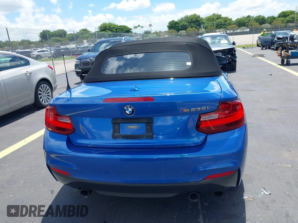 2016 BMW 2 Series M235i with VIN WBA1M1C55GV394210, listed as a IAAI auction lot 42487713 with 82,592 mi miles and . Bid and sale history available at DreamBid. Image 16.