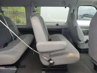 2008 Ford Econoline Passenger XL with VIN 1FBSS31L18DA39220, listed as a Copart auction lot 45862245 with 35,008 mi miles and Salvage title. Bid and sale history available at DreamBid. Image 11.