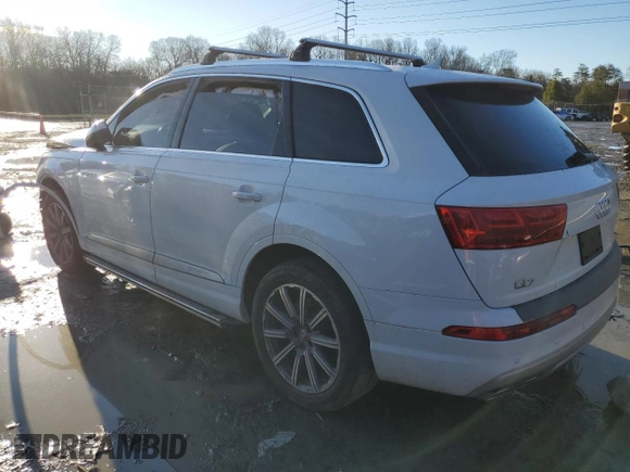 2019 Audi Q7 Premium Plus with VIN WA1LHAF75KD038765, listed as a Copart auction lot 86634074 with 82,298 mi miles and Non repairable. Bid and sale history available at DreamBid. Image 2.