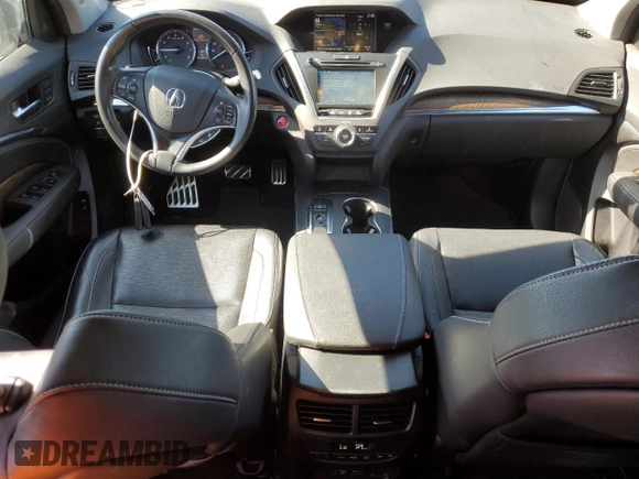 2019 Acura MDX Sport Hybrid w/Technology Pkg with VIN 5J8YD7H52KL001766, listed as a Copart auction lot 75276724 with 71,035 mi miles and Salvage Title. Bid and sale history available at carsss.com. Image 8.