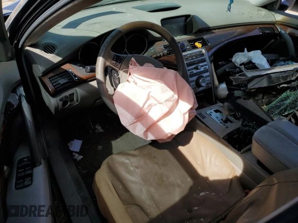 2005 Acura RL z VIN JH4KB16505C000595, wystawiony jako Copart lot #54083305 z przebiegiem Nie podano mil oraz Szkoda całkowita • Salvage title. Historia ofert i sprzedaży dostępna na DreamBid. Obrazek 8.