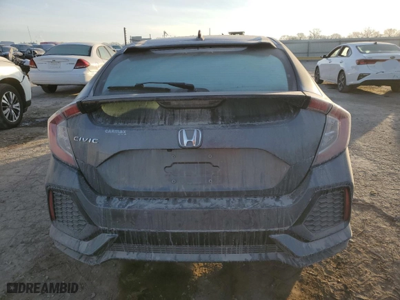 2019 Honda Civic Hatchback EX with VIN SHHFK7H68KU225775, listed as a Copart auction lot 87186104 with 65,097 mi miles and Salvage Title. Bid and sale history available at carsss.com. Image 6.