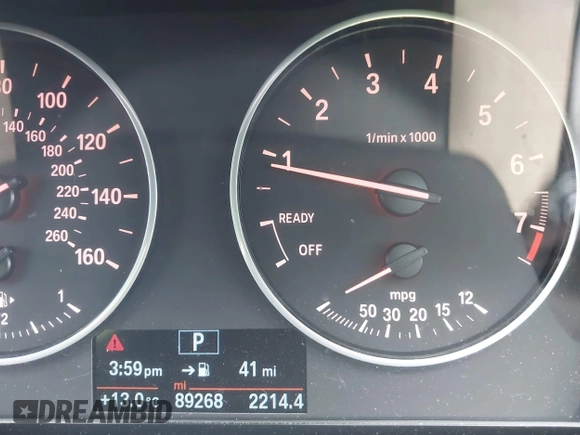 2016 BMW X1 xDrive28i with VIN WBXHT3C35GP886144, listed as a IAAI auction lot 41954742 with 89,268 mi miles. Bid and sale history available at carsss.com. Image 16.